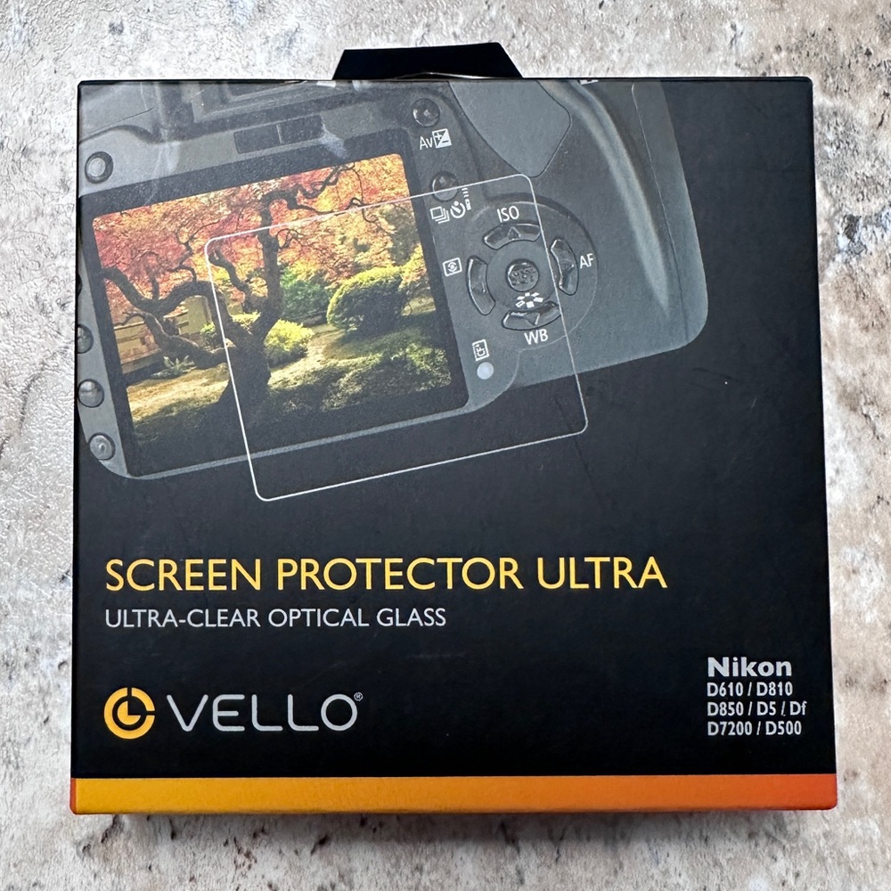 Vello Screen Protector Ultra for Nikon Cameras